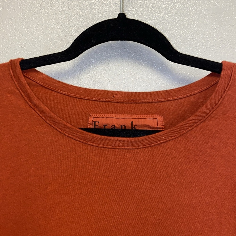 Frank and Eileen  Luxe Rust Long Sleeve  Casual Everyday Top 3516 - Picture 2 of 8